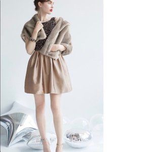Adrianna Papell Beaded Taffeta Fit and Flare Dress